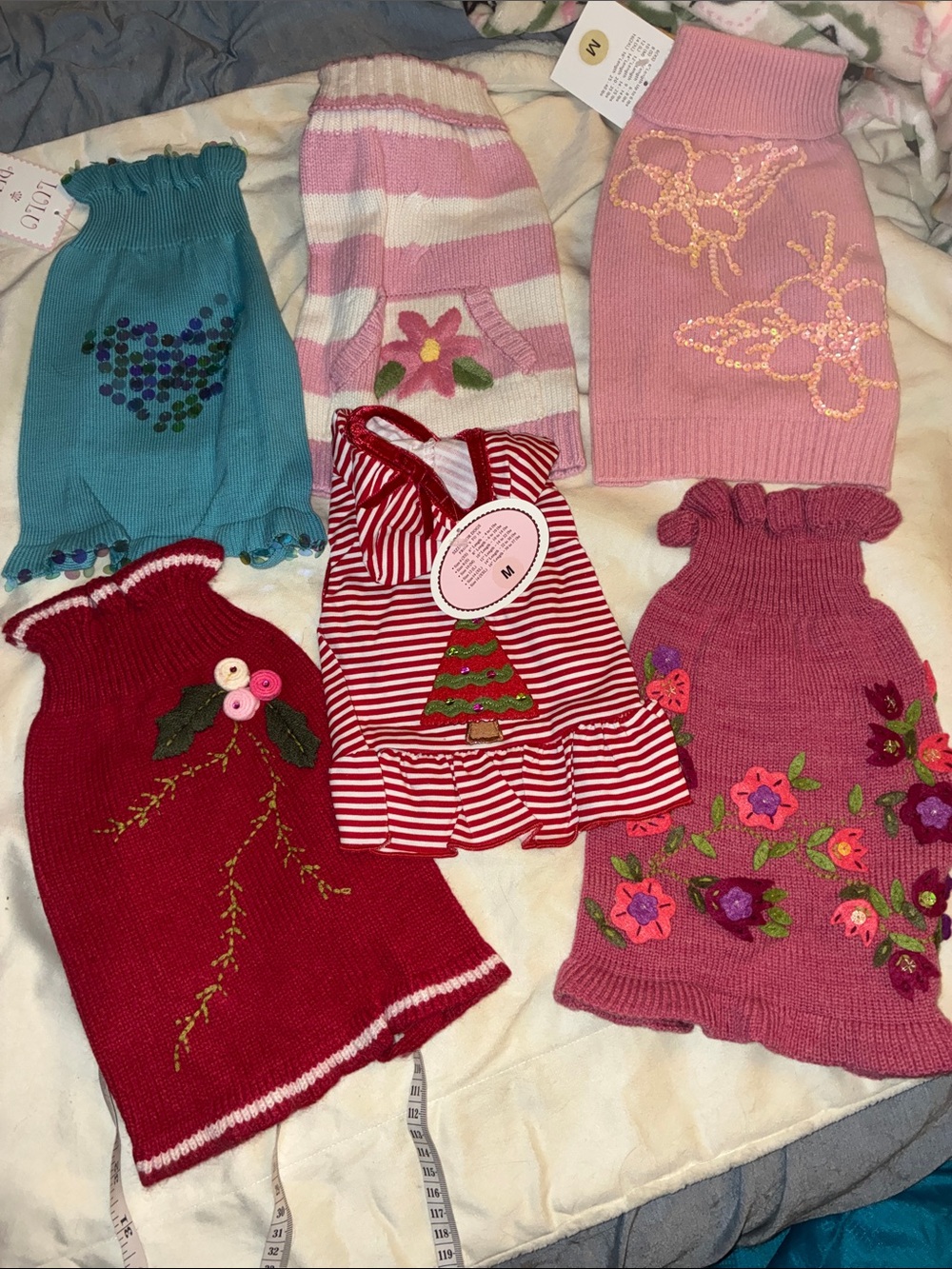 Six piece bundle of Lulu pink size medium